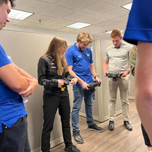 GVSU Laker Racing Formula SAE team visits the Arrow McLaren IndyCar factory in Indianapolis